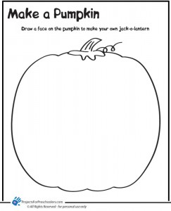 Pumpkin Coloring Pages on Make A Pumpkin Face Coloring Page
