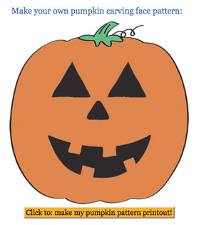 Cut Out Your Pumpkin Pattern, Page 4 - Crafts for Kids and Families