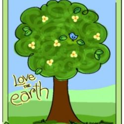 Love the Earth Coloring Page