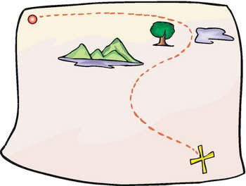 Plan a treasure hunt and make a treasure map