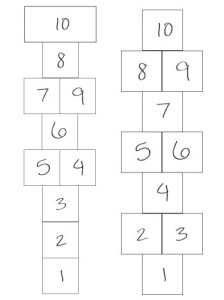 hopscotch layouts