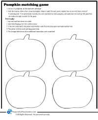 Pumpkin match game Pumpkin match game