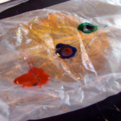 Recycling tip: cereal bags for art projects