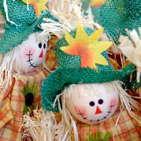 Scarecrow - fall crafts for preschoolers