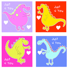 Dragon Valentines from Ziggity Zoom