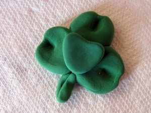 Easy clay shamrock