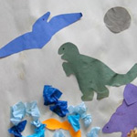 Dinosaur landscape from Craft Day