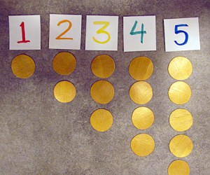 Under the rainbow gold coin counting