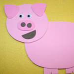 paper pig craft