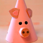 pig party hat