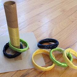 Make your own ring toss game