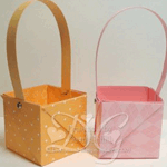 Stamped Easter Baskets