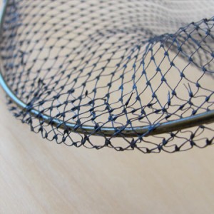 weave netting on to wire for home made butterfly net