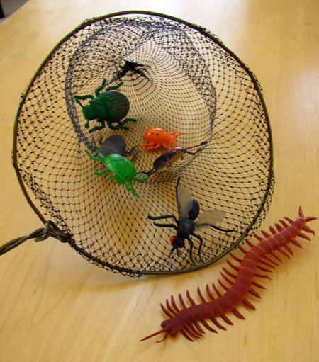 Make a bug or butterfly net - Projects for Preschoolers