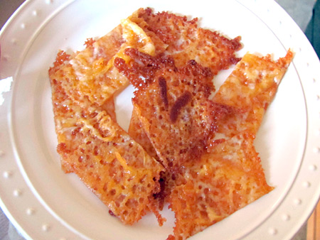 Cheese crisps