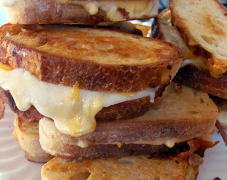 Grilled cheese sandwiches