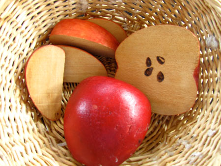 Counting apples activity for preschoolers