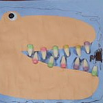 candy teeth dinosaur