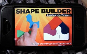 Shape Builder - iphone app for preschoolers