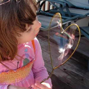 Make your own bubble wand