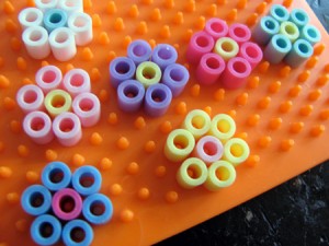 perler bead flowers