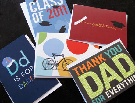 Tiny Prints Dads and Grads sample card pack