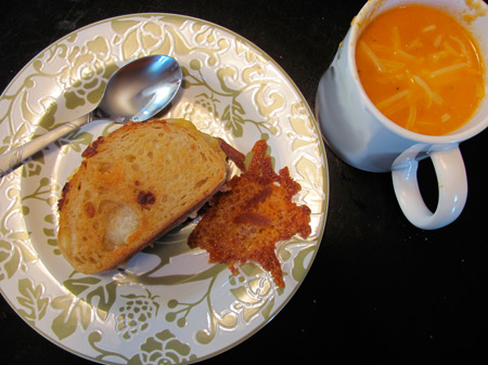 Homemade tomato soup and grilled cheese sandwiches - Projects for ...