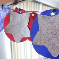 Red, white and blue star banner