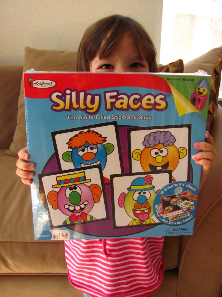 Silly Faces game by Colorforms Silly Faces game by Colorforms