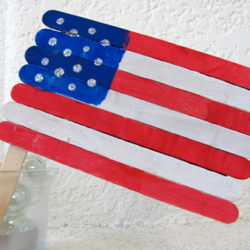 Popsicle Stick Flag