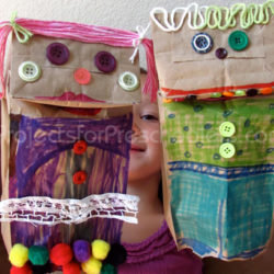 Make your own paper bag puppets