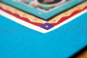 Close-up of fabric mat texture