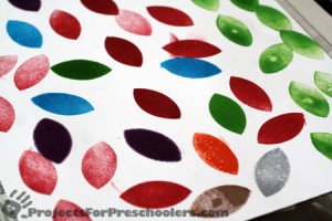 Stamp pad leaves