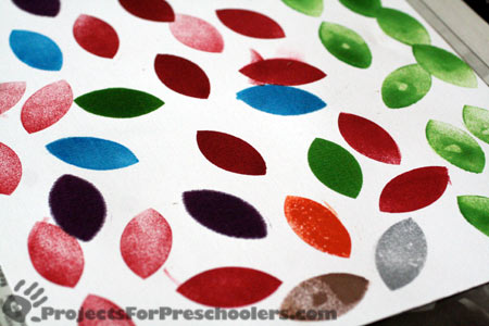 Stamp pad leaves Stamp pad leaves