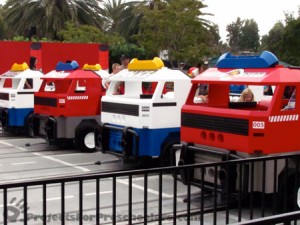 LEGOLAND California Firetruck race ride/game