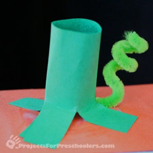 paper stem for cardboard box Jack-o-Lantern