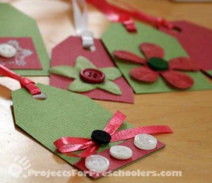make your own Christmas gift tags