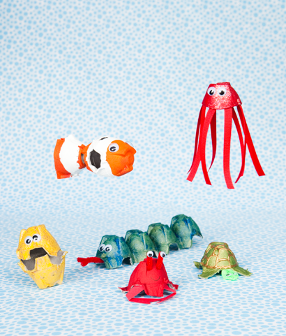 Sea Life craft project from Make and Takes for Kids