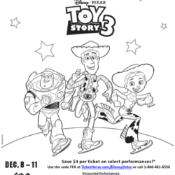 Disney on Ice presents Toy Story 3 coloring page