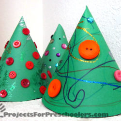 Paper Cone Christmas Trees