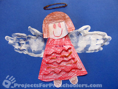 Handprint Angel Art