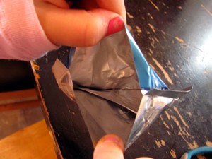 Exploring the inside of a Capri Sun juice pouch