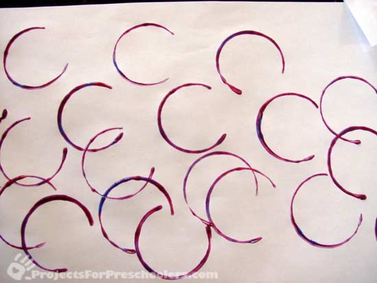 Making art with the letter C Making art with the letter C