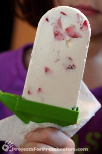 Yogurt and COOL WHIP frozen pops