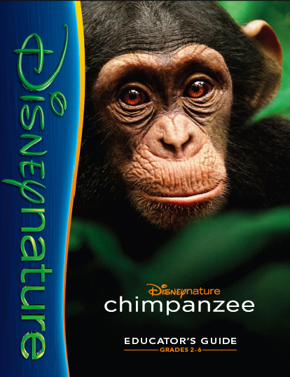 Chimpanzee teacher guide from Disneynature
