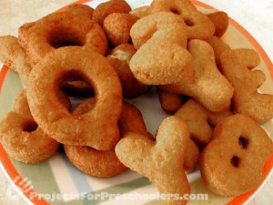 Alphabet doughnuts