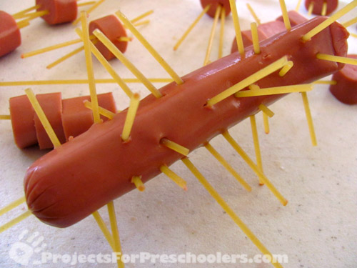 Cool noodle hot dog sculptures Cool noodle hot dog sculptures