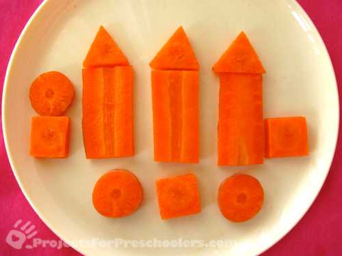 carrot shapes to make buildings carrot shapes to make buildings
