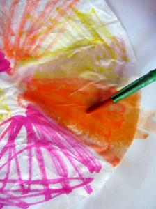 Coffee Filter Painting