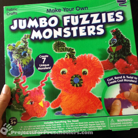 Fuzzy Monsters craft kit